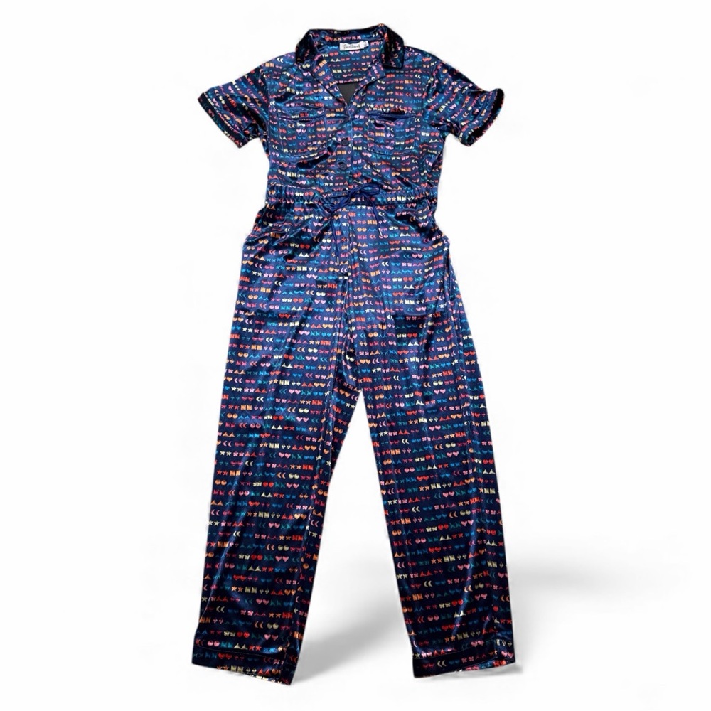 Rachel Antonoff Jewel Velour Jumpsuit Women’s M - Picture 9 of 12